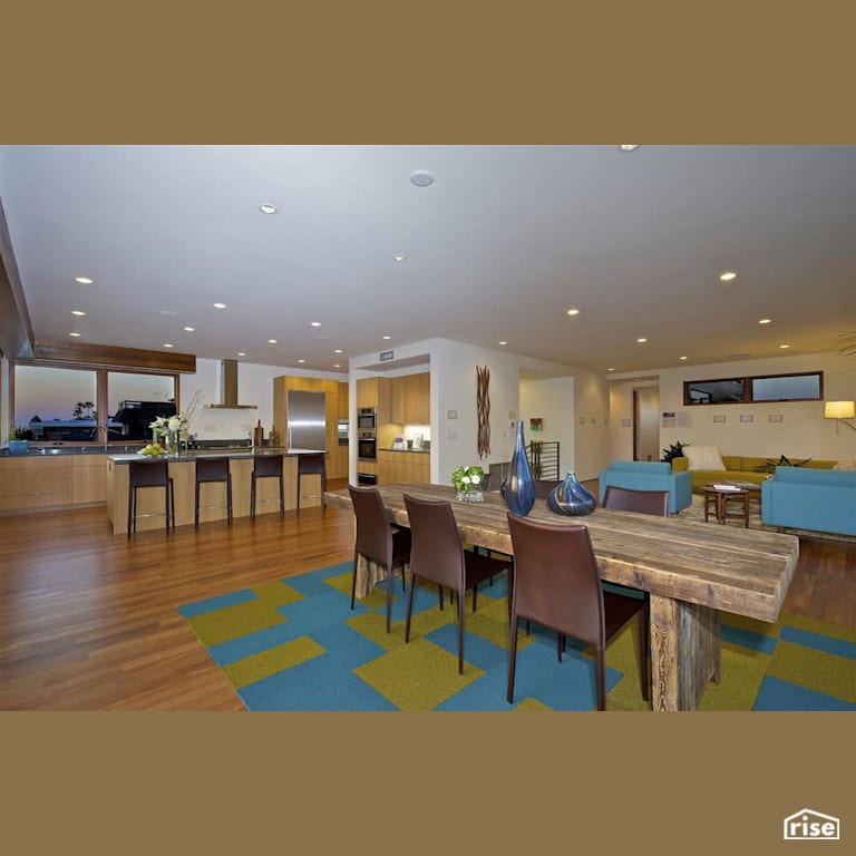 Dining Room with Integrated LED by Alliance Green Builders