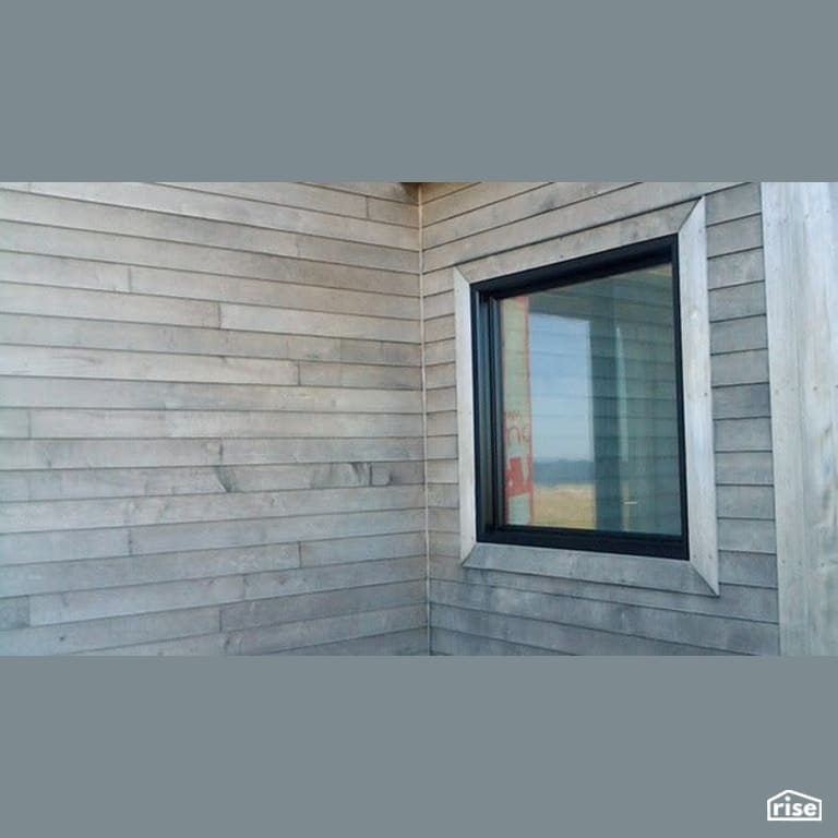 Grey thermally modified wood siding with Thermally Modified Wood Siding by Thermalwood Canada