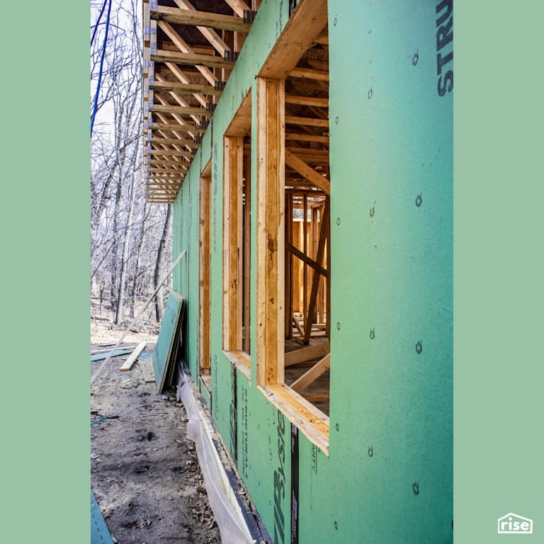 Insulated stud framing with Zip System with Insulated Stud by Tstud