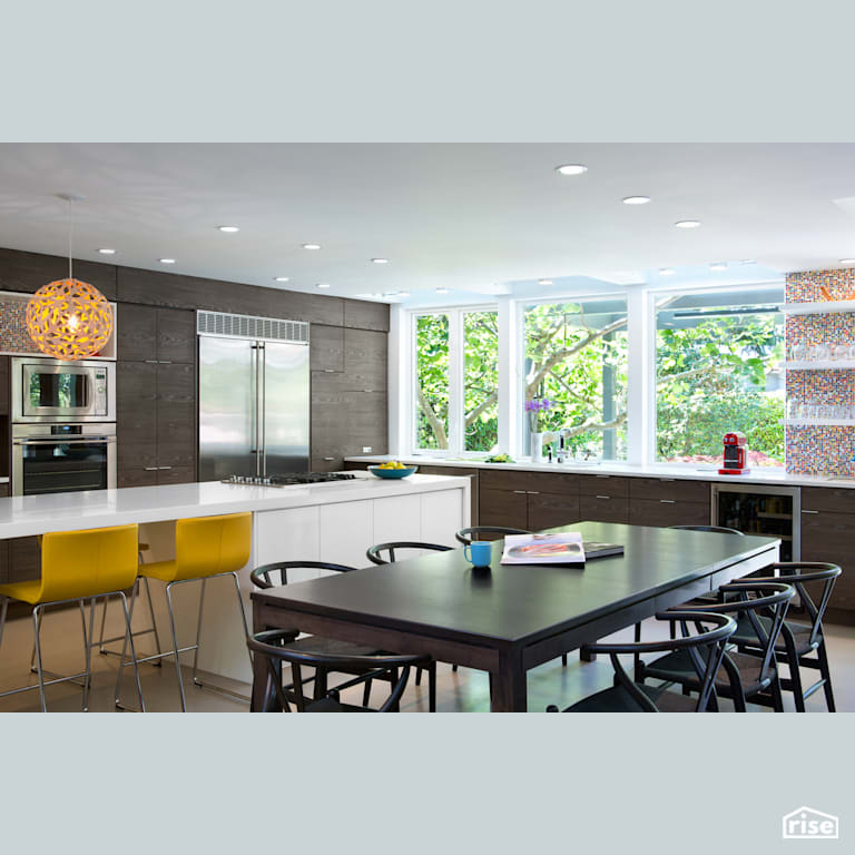 Kitchen with Integrated LED by Naikoon Contracting