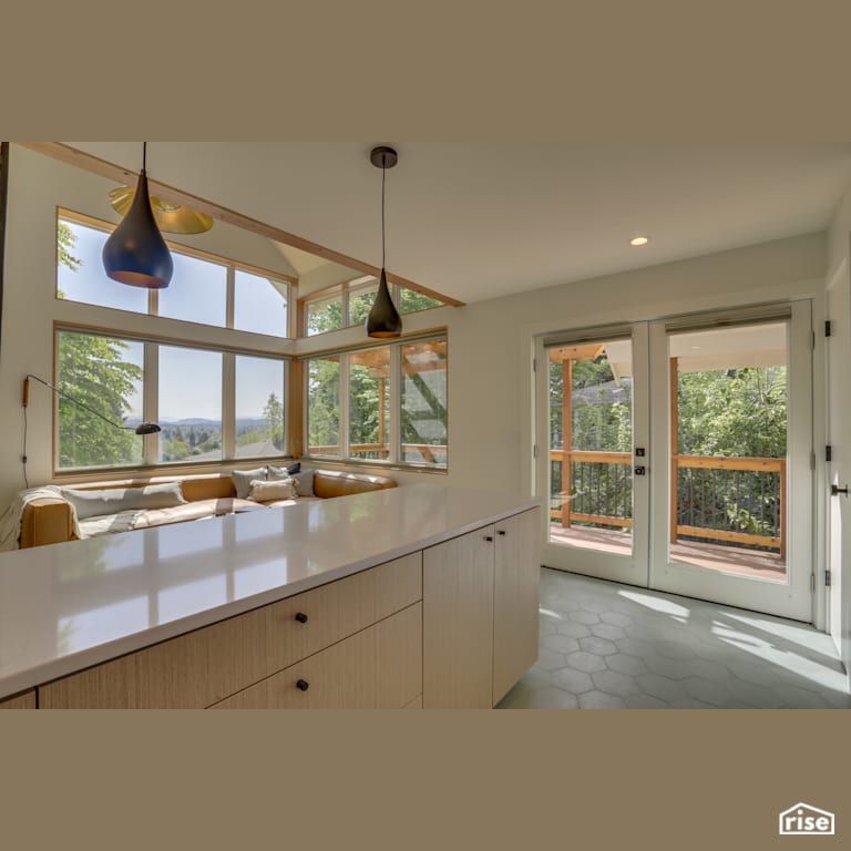 Mt. Tabor ADU with Ceramic Tile Floors by HARKA Architecture, LLC