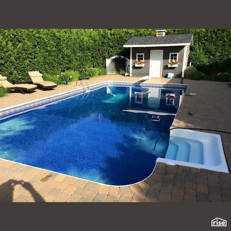 Inground Swimming Pool with Variable Speed Pool Pump by PoolBoy Inc