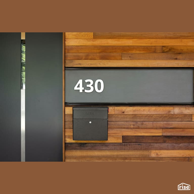 Entry Door with Passive House Door by Lanefab Design/Build