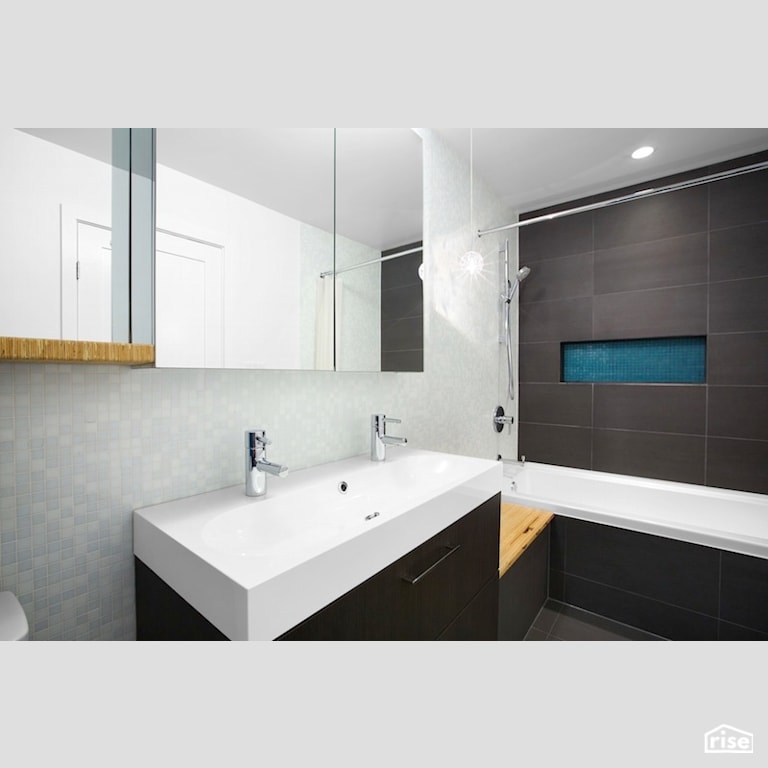 Vancouver Green Renovation Living with Low-Flow Bathroom Faucet by Marken Design + Consult