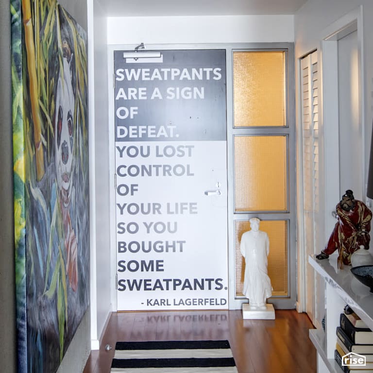Gastown Loft - Entryway with Engineered Hardwood by PlaidFox