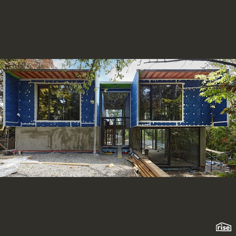 Exterior control layer on second level with Exterior Air Sealing Tape by SIGA North America