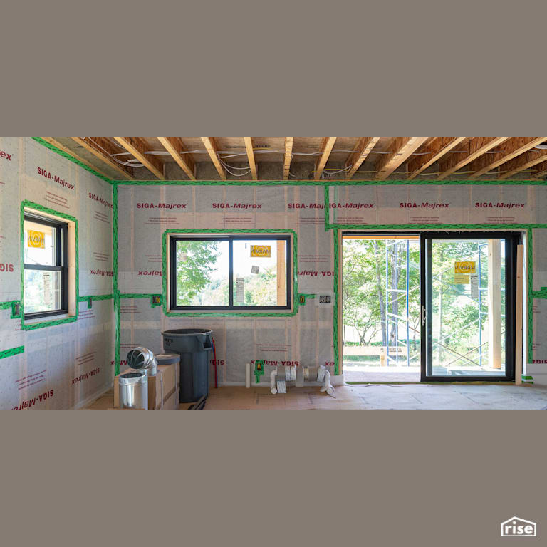 SIGA Majrex interior control layer with Interior Air Sealing Tape by SIGA North America