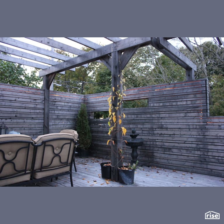 Leaman Street - Deck with Cedar Decking by Brad Goodsell Design | Build Inc