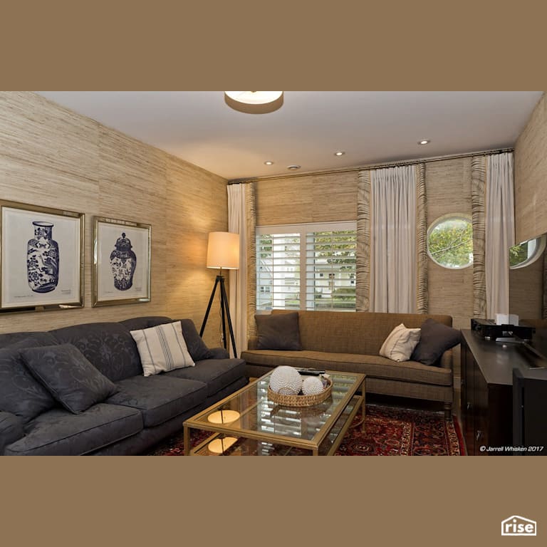 Rosebush Urban Reno Living Room with Fixed Window by Passive Design Solutions