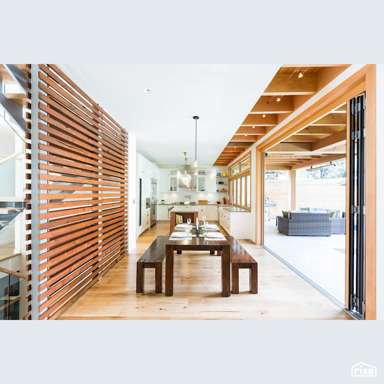 Dining Room with Integrated LED by Naikoon Contracting