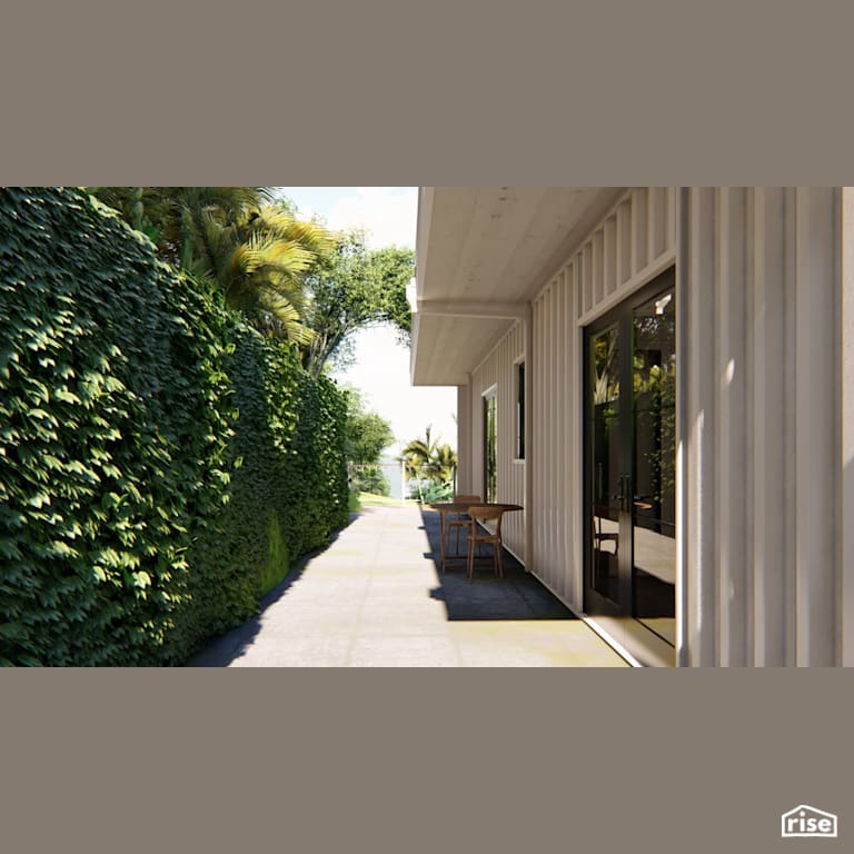 Patio with Tilt-and-Turn Patio Door by RAD LAB