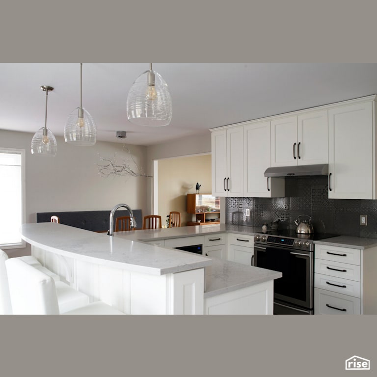 Kitchen - West-End Halifax Contemporary Design with Low-Flow Kitchen Faucet by Case Design/Remodeling