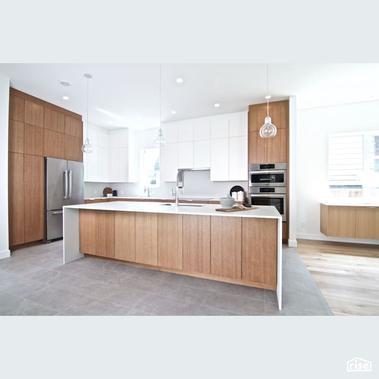 Kitchen with Integrated LED by Naikoon Contracting