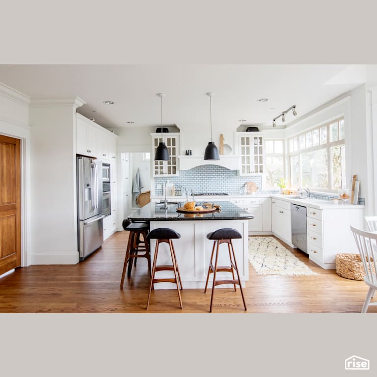 Douglas Park - Kitchen with FSC Certified Hardwood by Pure Design Inc.