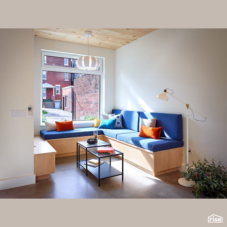 Latham Living Room Nook with Fixed Window by Module