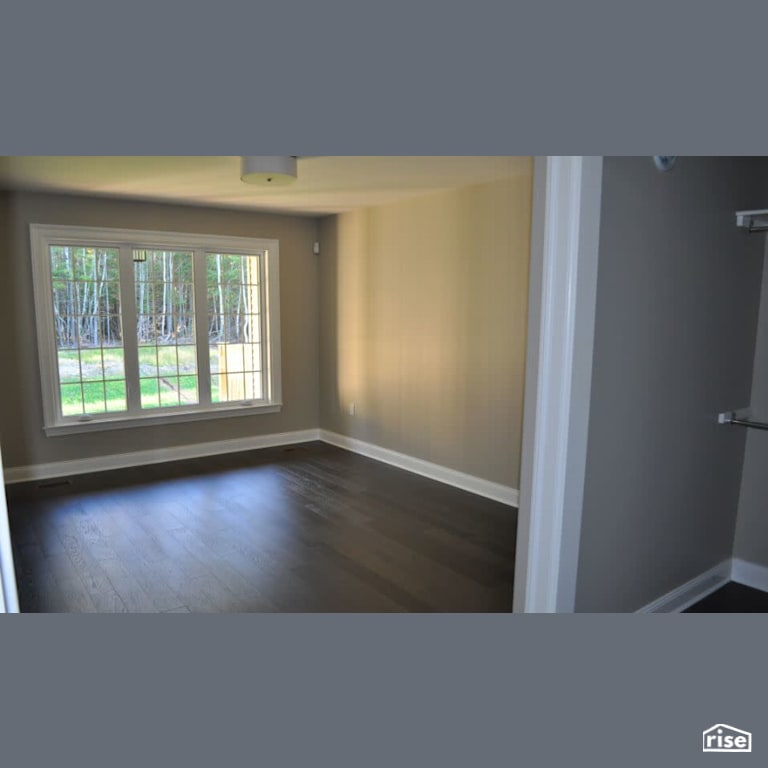 Bobak Place - Bedroom with FSC Certified Hardwood by Hill Bros.