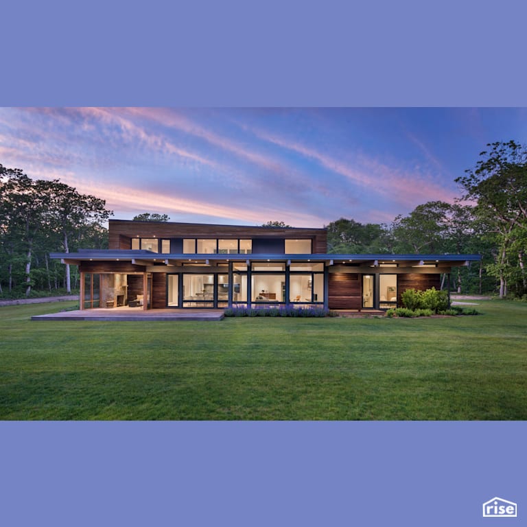 Turkel Designed home with Thermally Modified Wood Siding by Thermalwood Canada