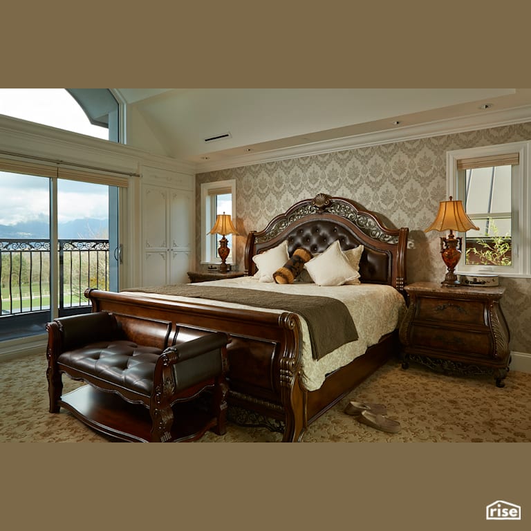 Master Bedroom with Integrated LED by My House Design/Build Team Ltd.