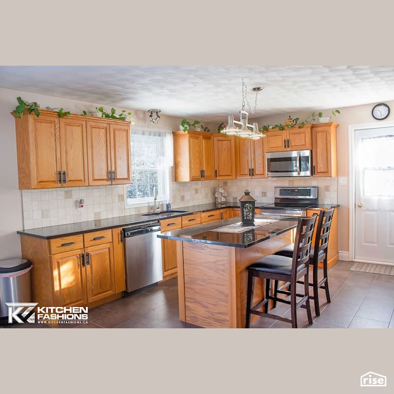Facelift Kitchen Renovation with LED Lighting by Home Fashions