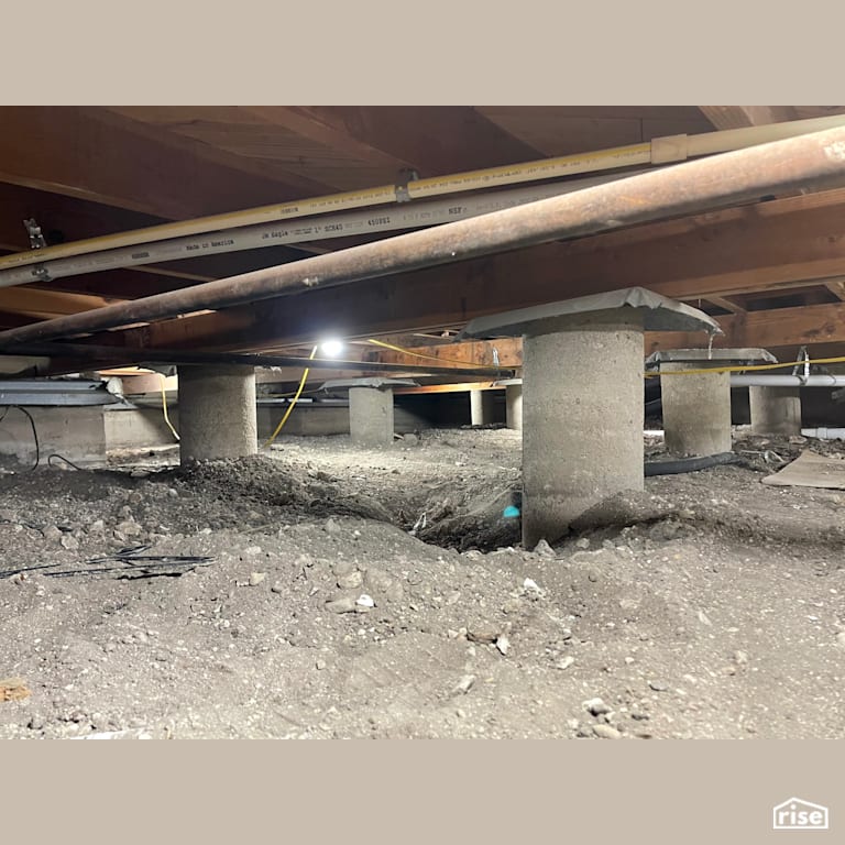 StegoCrawl Encapsulation - Before with Vapor Control Layer by Stego Industries, LLC