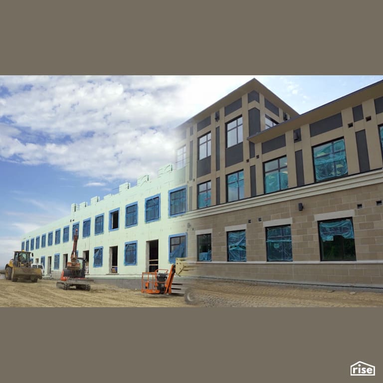 Howland Green Business Center - Transition Photo with Insulated Concrete Forms [ICF] by Nudura