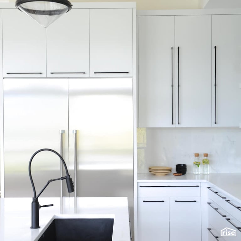 Luxton Square - Kitchen with Low-Flow Kitchen Faucet by PlaidFox