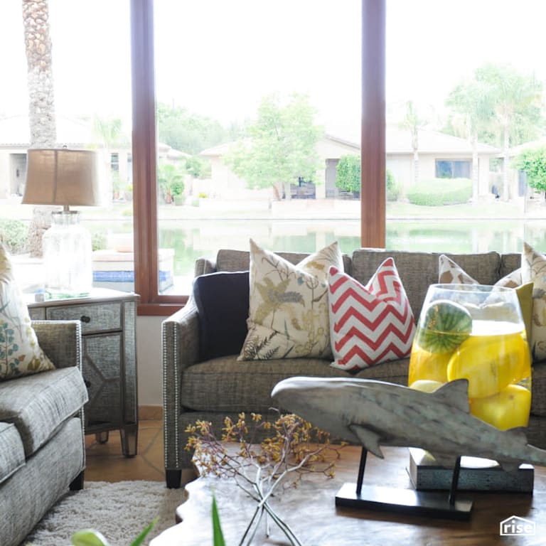Living Room with Carpeting by PlaidFox