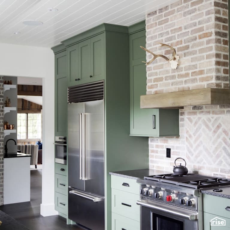 Kitchen with Low-Flow Kitchen Faucet by PlaidFox