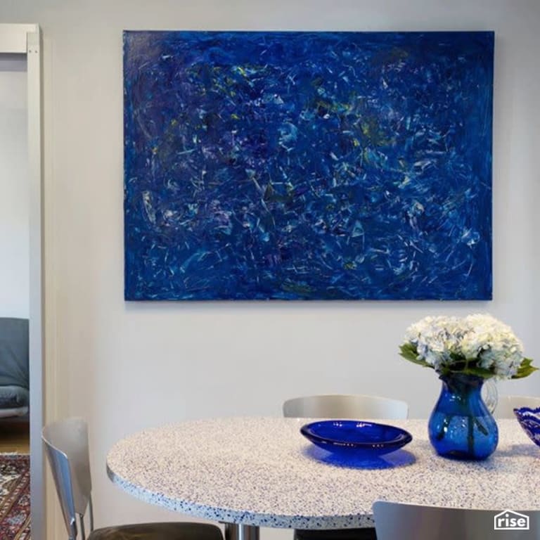 Residential Kitchen - Cobalt Ice with Recycled Glass Countertop by IceStone