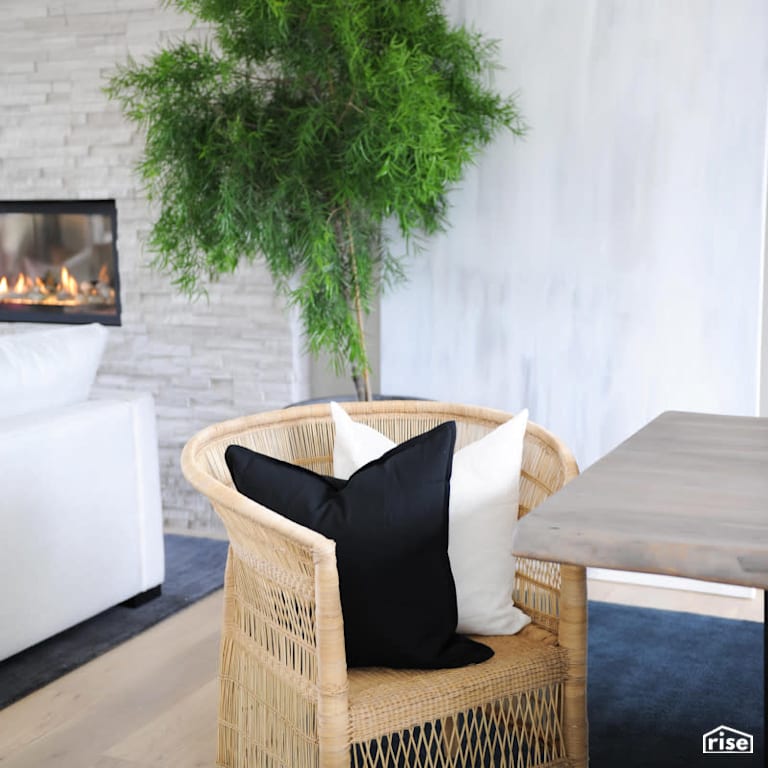 Luxton Square - Dining Room with Gas Fireplace by PlaidFox