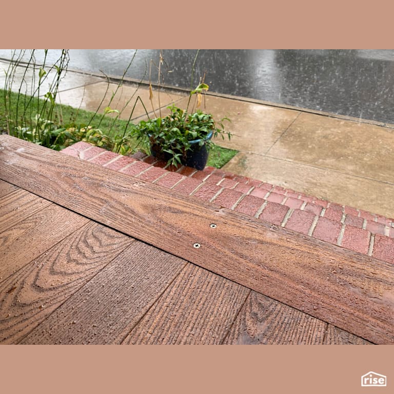 Thermally Modified Wood Front Steps with Thermally Modified Wood Decking by Americana by Bingaman