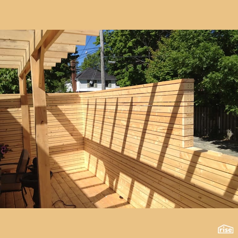 Leaman Street - Deck with Cedar Decking by Brad Goodsell Design | Build Inc