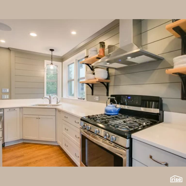 West River Road Kitchen Addition with Integrated LED by Constructive Builders