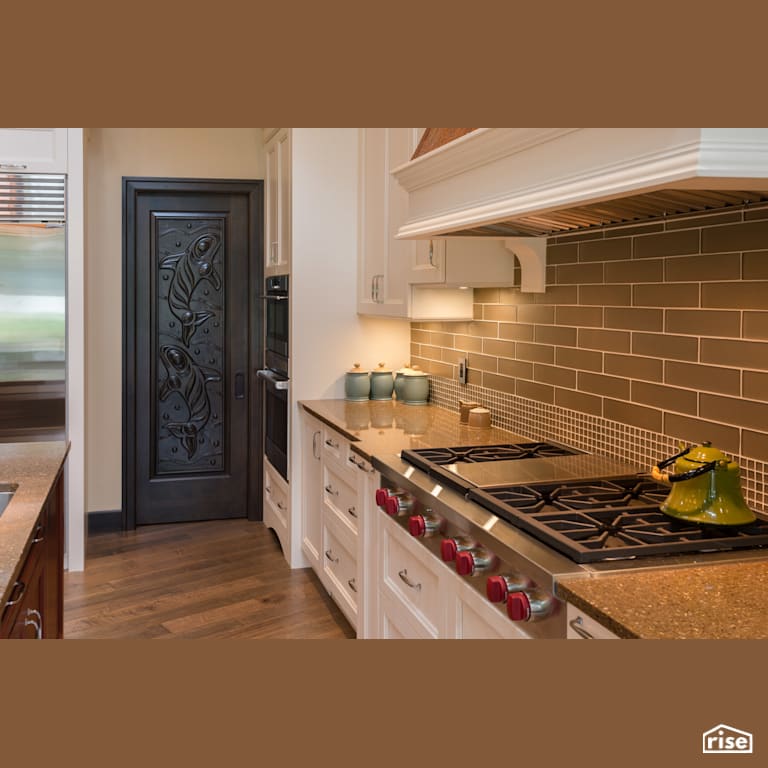 Kitchen with Wall Oven by My House Design/Build Team Ltd.