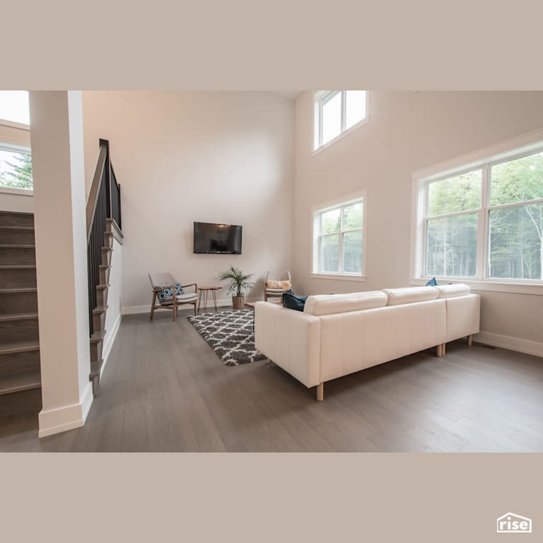 71 Arielle Lane - Living Room with FSC Certified Hardwood by Homes by Highgate