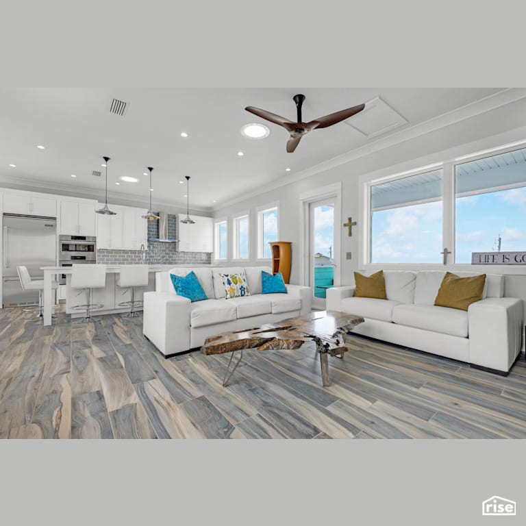 Living Room Acorn 1 Skylight with Tubular Skylight by Solatube International, Inc.