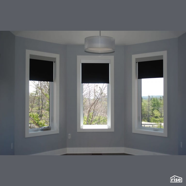 Window Treatments with LED Lighting by Amazing Space Interiors