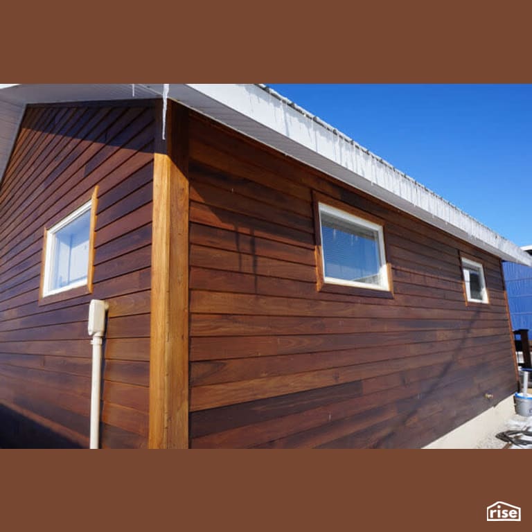 Clapboard Thermally Modified Wood Siding with Thermally Modified Wood Siding by Americana by Bingaman
