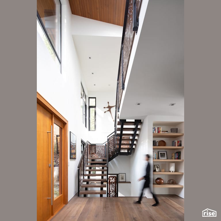 Entryway with Integrated LED by Naikoon Contracting