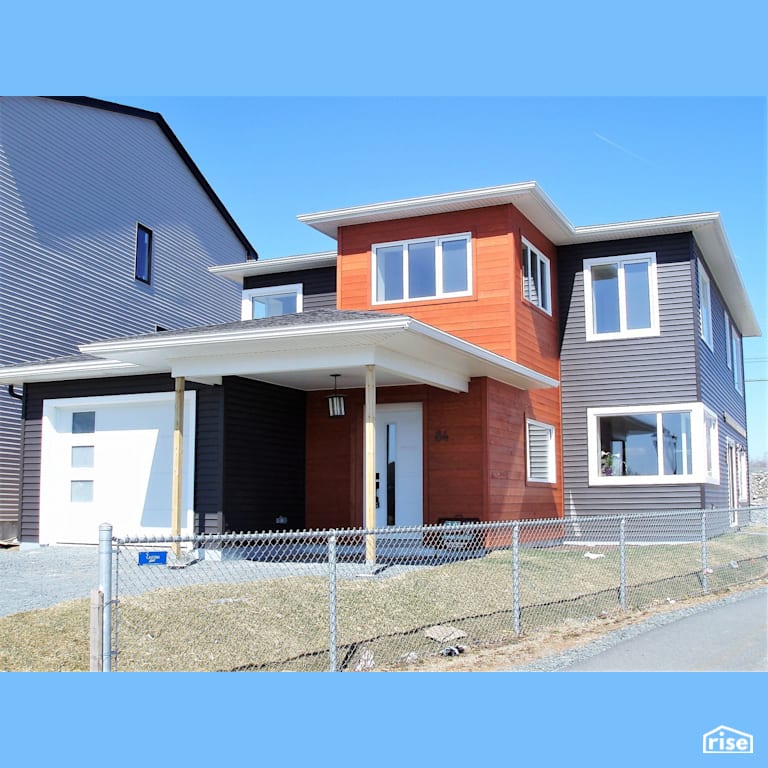 Halifax Passive House Exterior with LED Lighting by Passive Design Solutions