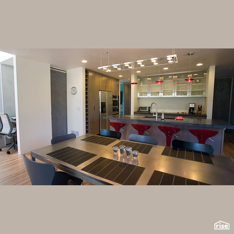 5ive Interior 03 with LED Lighting by Shelter Architecture