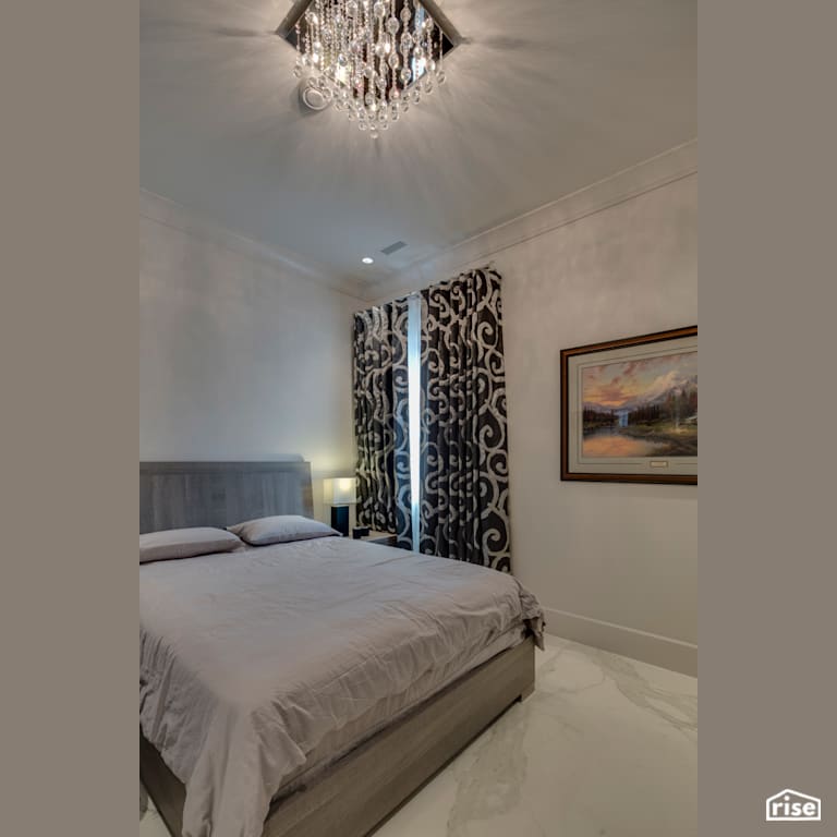 Executive Elegance - Bedroom with Integrated LED by Clay Construction