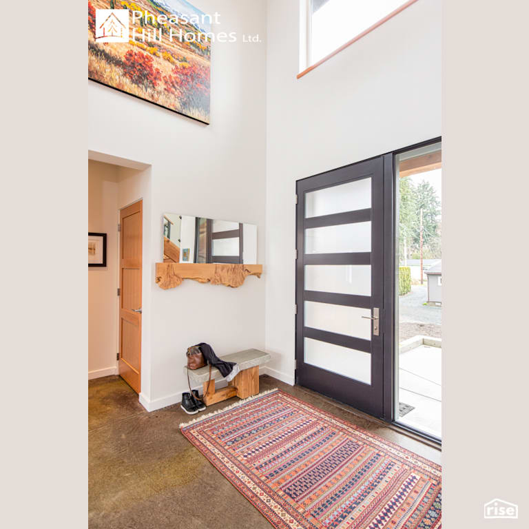 Beachfront Living - Entryway with Energy Star Exterior Door by Pheasant Hill Homes Ltd.