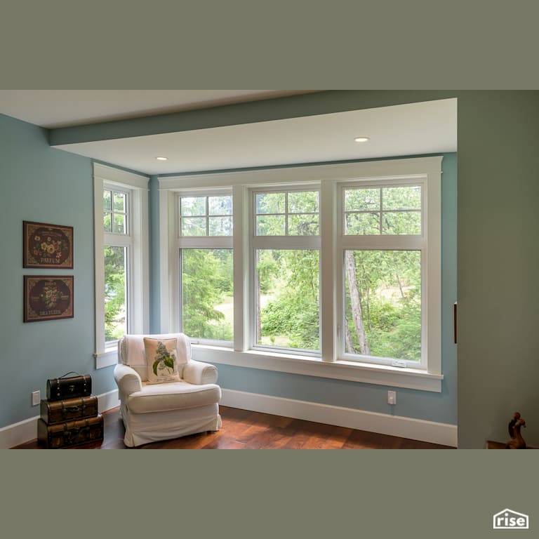 Master Bedroom with Integrated LED by Ellenwood Homes