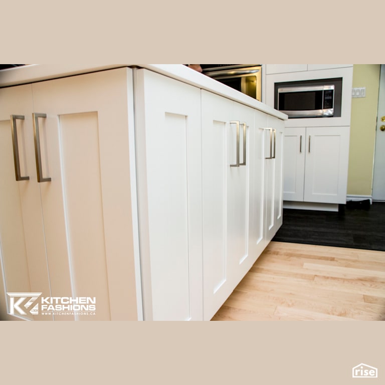 Kitchen Fashions - 2 Tone Kitchen with Wall Oven by Home Fashions