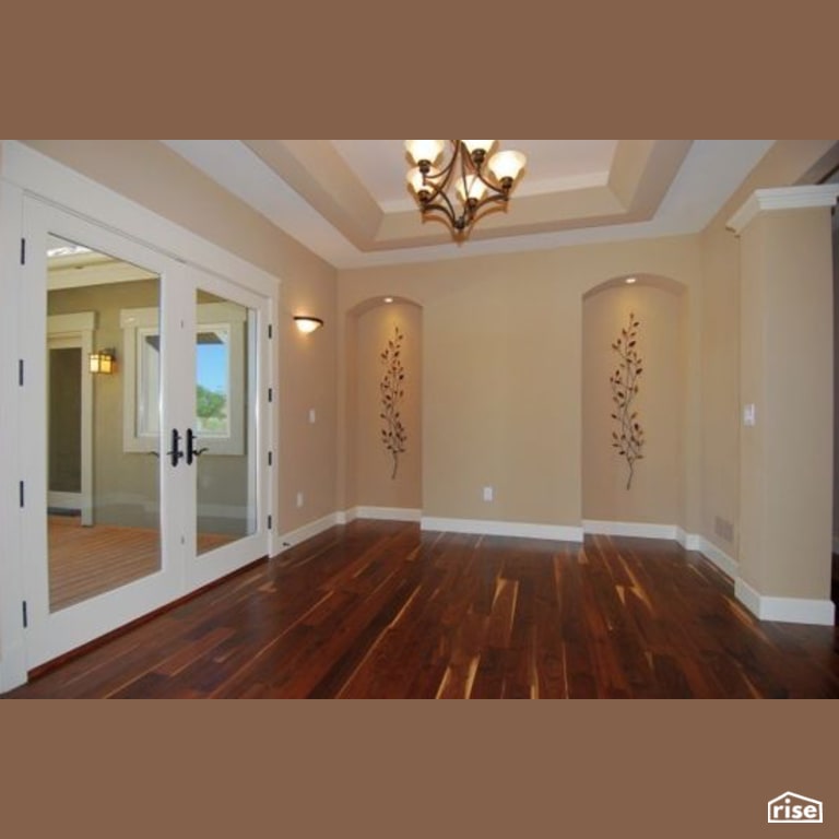 Hall with FSC Certified Hardwood by Constructive Builders