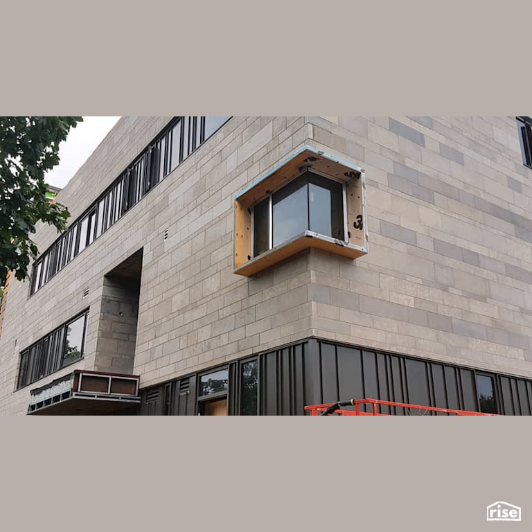 Stone Siding - Exterior Wall with Stone Siding by Masonal Stone Inc