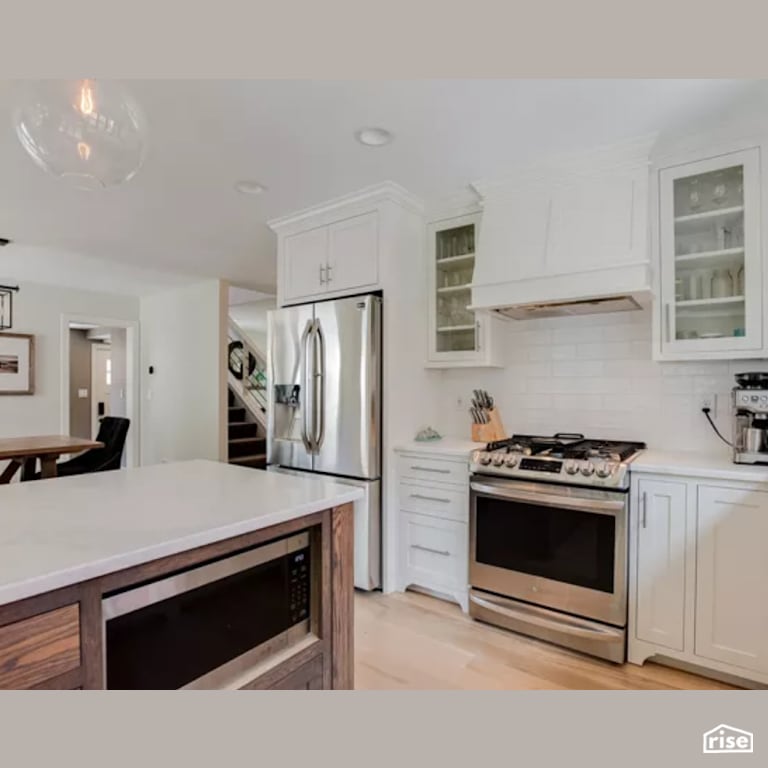 Kitchen with Integrated LED by Constructive Builders