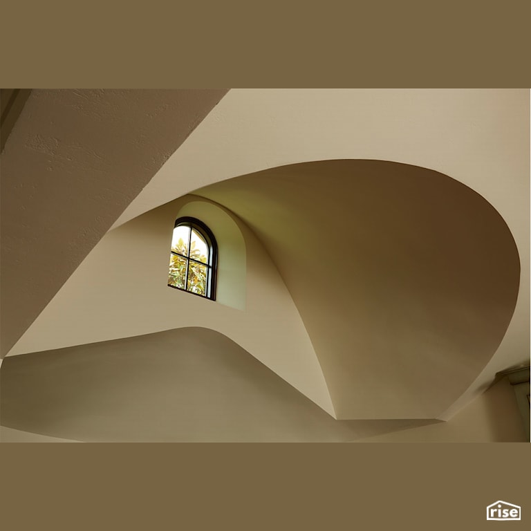 Library eave with Fixed Window by Gant Nychay Architecture PLLC