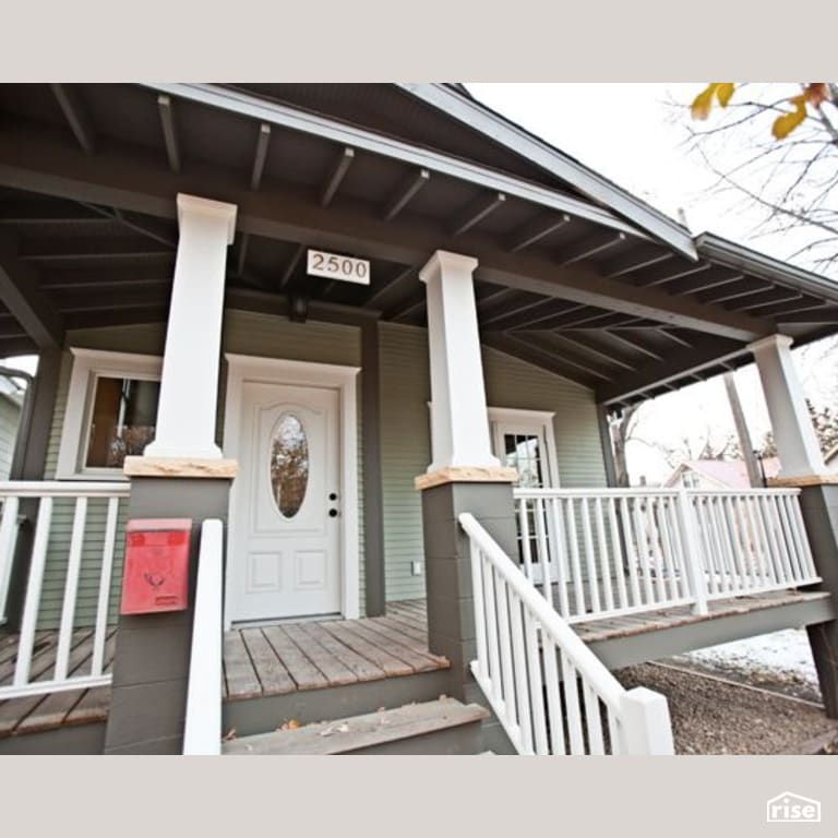 Custom Exterior Home with Clapboard Wood Siding by Constructive Builders